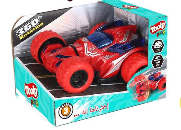 Toly Play Double-Sided Pull-Back Car with 360Ã‚Â° Rotation