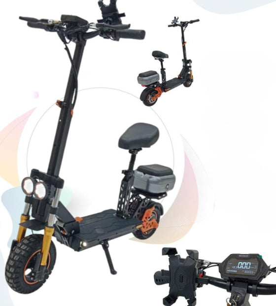 سكوتر الوحش الكهربائي بمقعد – قوة، راحة، وانطلاق بلا حدود