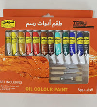 Toly 17-Color Oil Paint Set