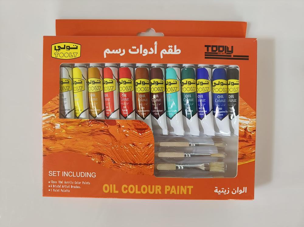 Toly 17-Color Oil Paint Set