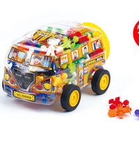 Tooly Play School Bus Blocks - Little Genie - 131 Pieces